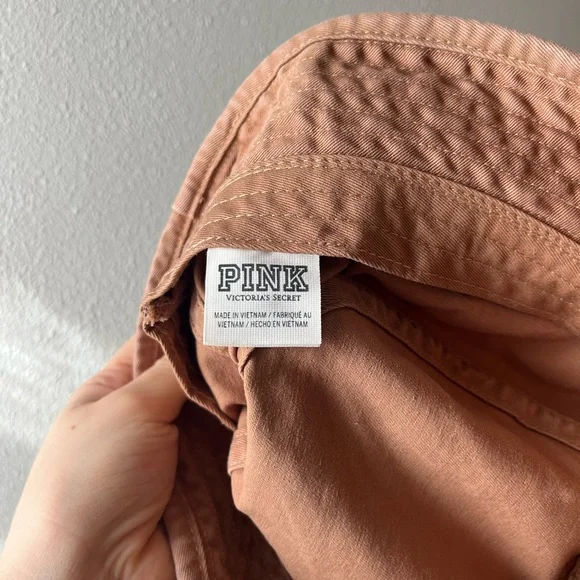 PINK Victoria’s Secret Mauve Brown Bucket Hat - Picture 6 of 6
